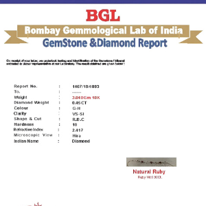 Gem Certification